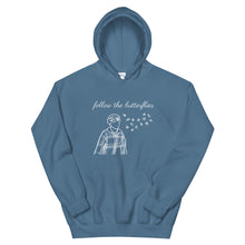 Load image into Gallery viewer, &#39;follow the butterflies&#39; unisex hoodie
