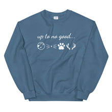 Load image into Gallery viewer, up to no good... Unisex Sweatshirt
