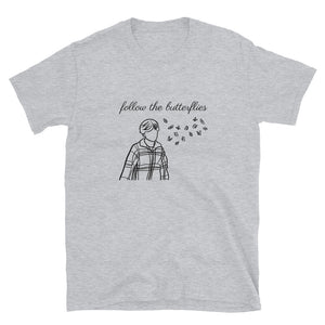 'follow the butterflies' unisex t-shirt