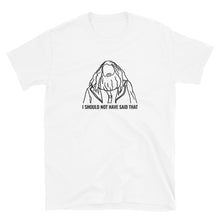 Load image into Gallery viewer, &#39;I should not have said that&#39; unisex t-shirt
