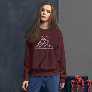 'not to mention the pincers' unisex sweatshirt