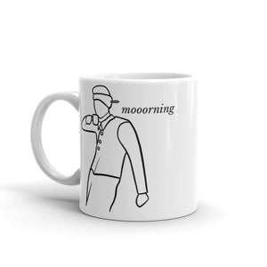 'mooorning' mug